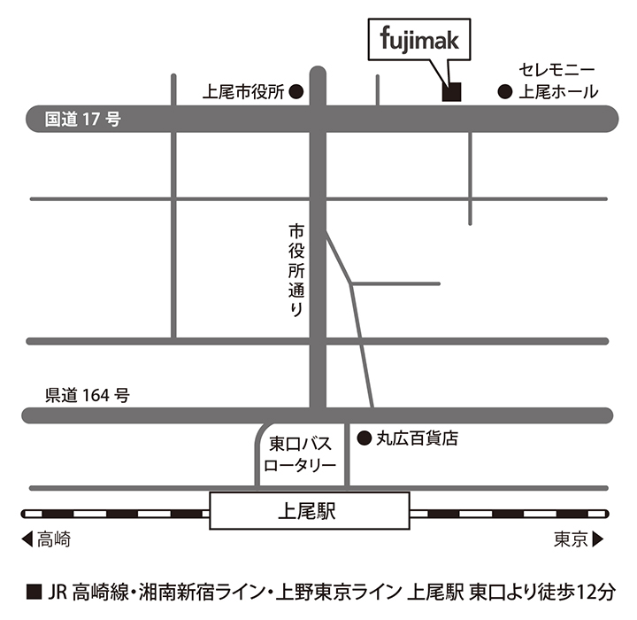 北関東事業部 北関東営業部　地図